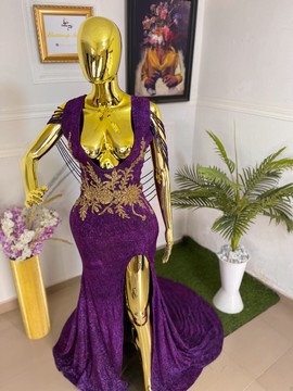 Minah slit dress