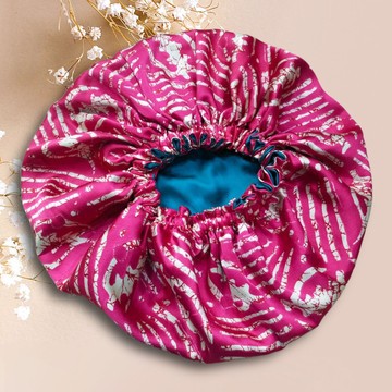 Reversible silk beanie / satin nightcap / hair accessories for women
