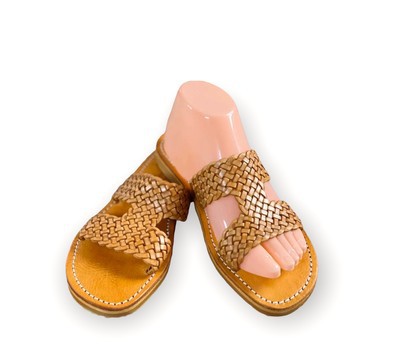 Sandale en cuir véritable haute qualité fait main mode femme