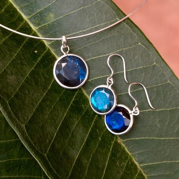 Labradorite set 2 pieces