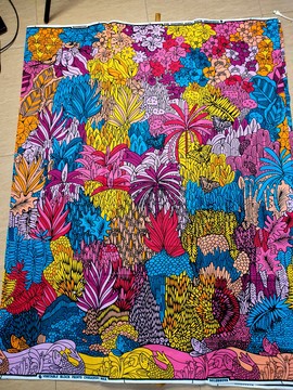 opeke colorful Ankara fabric 6yards 💯 cotton