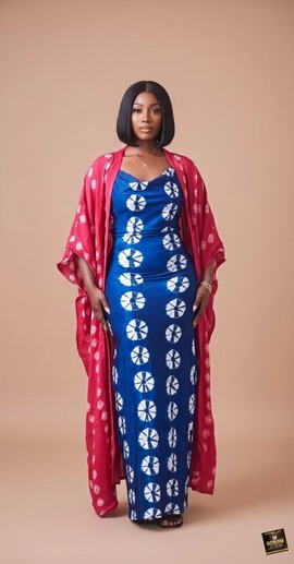 Ensemble deux pièces kimono et robe Demilade