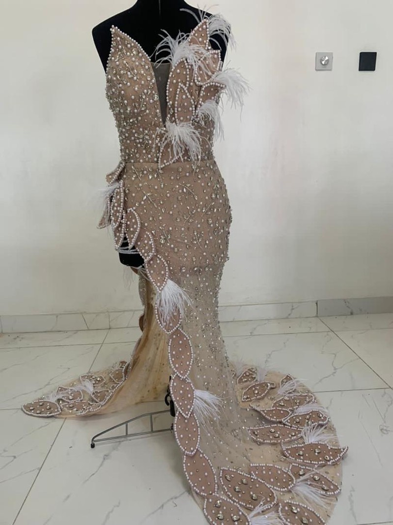 chinese dress ladies Nayola All White African Lace Dress DPWHDRS1| Dupsie's African Fashion   Dupsie's African Fashion