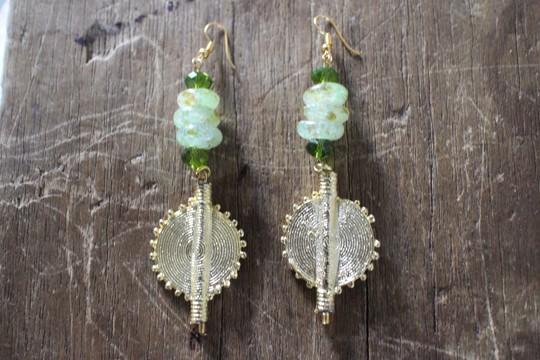 Akan inspired earrings