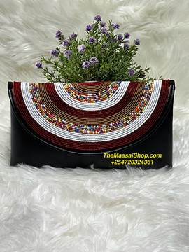 KENYAN BEADED CLUTCH BAG