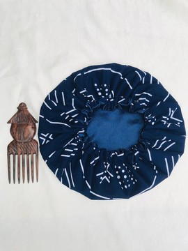 Bogolan reversible nightcap midnight blue