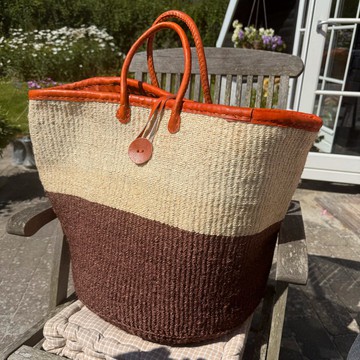 XL 14 inch Sisal handmade basket bag