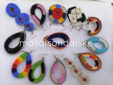 Maasai earrings / Wholesale maasai strings / Handmade earrings for women