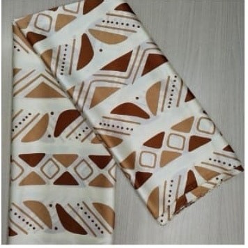 6 YARDS MULTICOLOR PRINTED SILK FABRIC