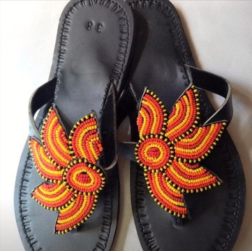 Maasai sandals, summer sandals,beach sandals, beaded sandals, gift for her,african sandals