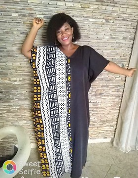 Beautiful boubou dress / bogolan print caftan