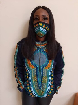 Veste bombardier UNISEXE, veste bombardier Ankara/Dashiki