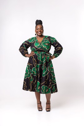 Robe midi Déja