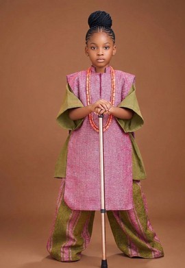 Young Queen — Traditional Yoruba Royal Ensemble