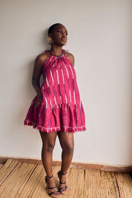 Rosé Glamour Preman Dress (Pre-Order)