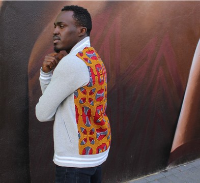 Winter jacket in organic cotton + wax