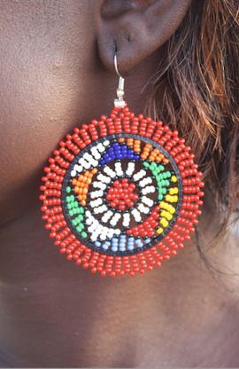 Boucles d'oreille "La ronde de JOBOURG Blanche"
