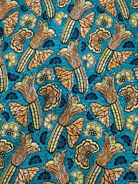 Tissu wax africain Ankara fabric imprimée wax motif: