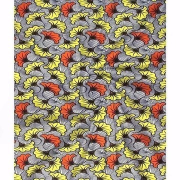 african wax fabric fluid silk fabric Pattern: wedding flower