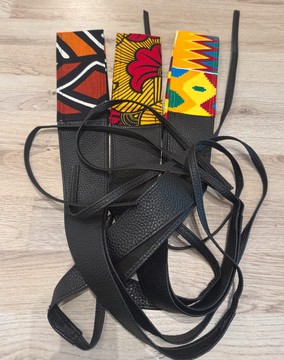 3 Ceintures  d'Ankara Similicuir