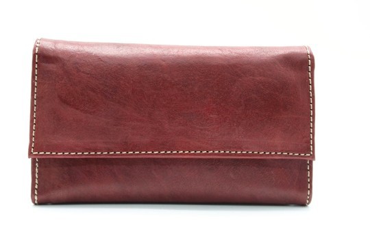 portefeuille fait main en vrai cuir