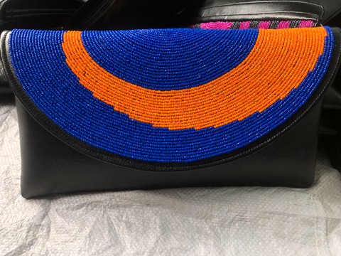 Beaded Clutch bag/evening purse/beaded purse/handmade beaded clutch bag