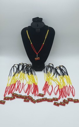 Lot de 10 colliers à pendentif en perles, colliers africains en perles faits main, colliers en gros et en vrac