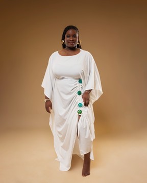 Boubou Assia blanc