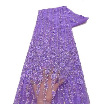 Beaded lace, fabric for wedding, lace for wedding dress, lace (5 yards)