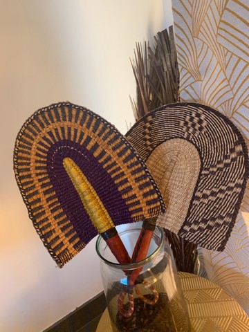 Rafia deco fan