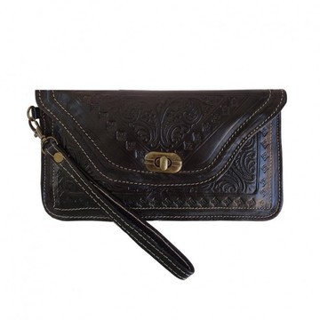 Original leather wallet Black
