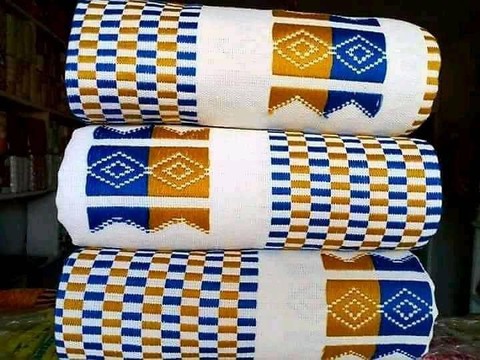 Ashanti Bonwire Kente -Hand woven