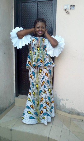 Chisom African Print Skirt Set
