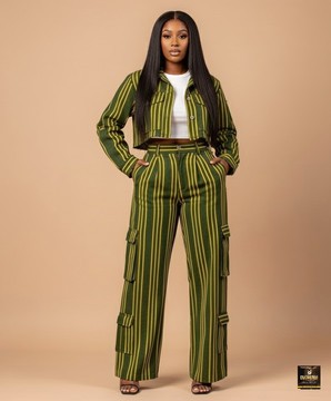 Morire Handwoven Aso-oke Jacket and Pant