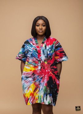 Robe courte Adire