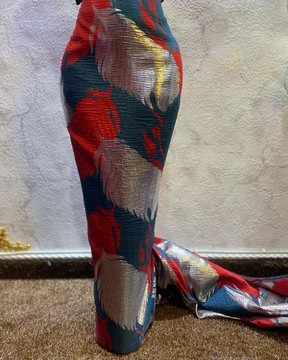 Brocade, Damask, lace   (5 yards )