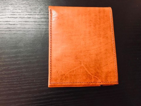 handmade real leather wallet