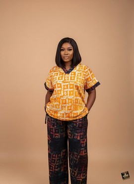 Ensemble deux pièces Boluwatife en batik