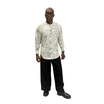 Newspaper Long Sleeve Shirt