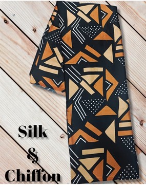 BOGOLAN PRINT SILK FABRIC