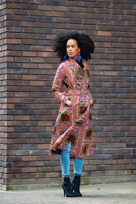 ZOLA BROWN DUSTER JACKET