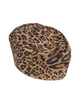 Velvet Leopard Print Kufi Cap, African Wedding Hat