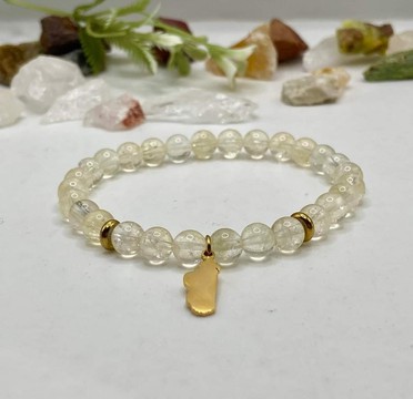 Citrine bracelet/natural stone/Madagascar