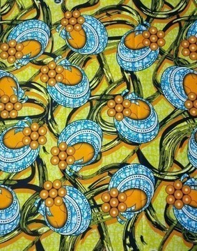 Coupon de Tissu Wax Africain Coloré dès 1/2 Yard