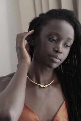 “HoldMe “ Brass choker