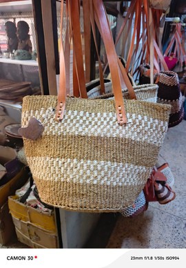Sisal Handwoven tote bag