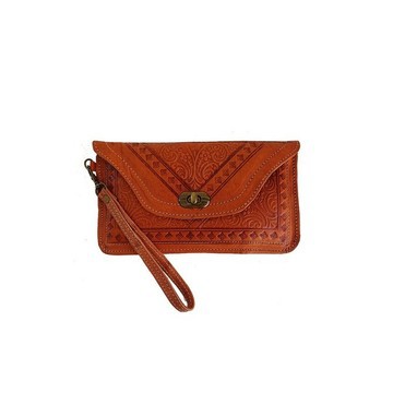 Original brown leather wallet