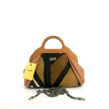 Pochette en bogolan Fofo (couleurs mélangées)