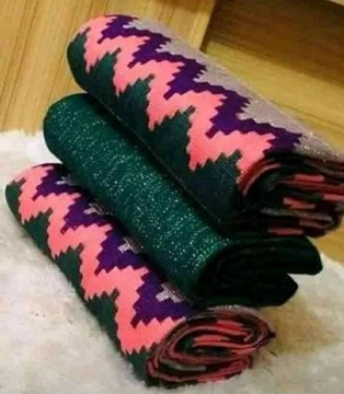 Ashanti Bonwire Kente -Hand woven