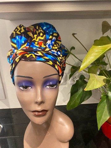 Afro turban beanie